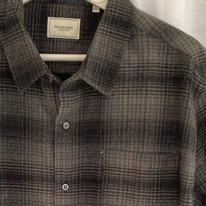 7 Diamonds Black and Grey Shirt XL